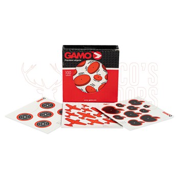 Gamo Air Rifle Targets x100 Assorted