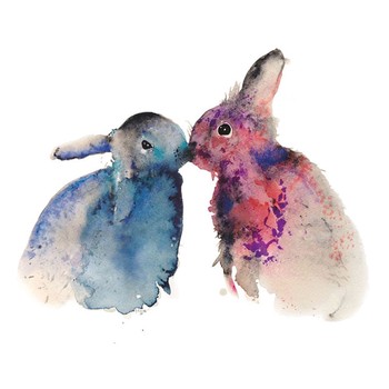 Museums & Galleries Bunnies In Love MEZ053