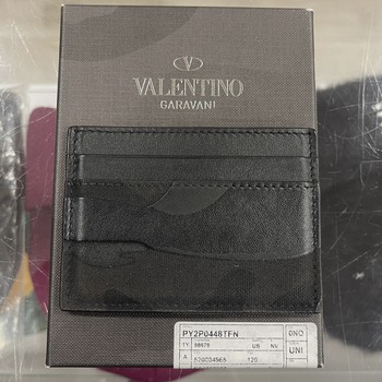 Valentino Garavani Camouflage-jacquard Cardholder • Pre-Owned [2439] - view 2