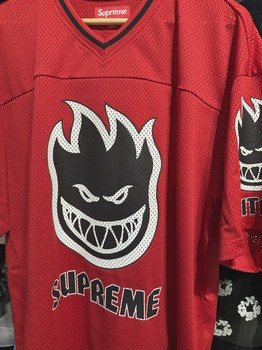 Supreme Spitfire Football Jersey Red • Brand New [0525] - view 2