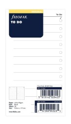 Filofax - To Do Refill Personal - White - 132204