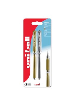 Mitsubishi - uni-ball Signo Broad UM-153 2pc Blister Gold/Silver - 238212755