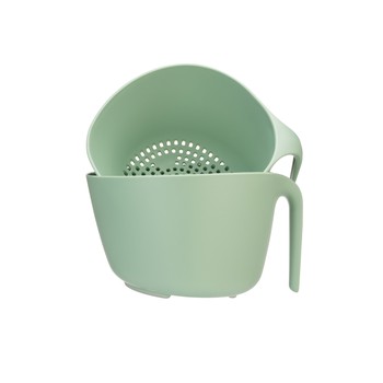 FUSION TWIST MIXING BOWL AND COLANDER SET - MINT