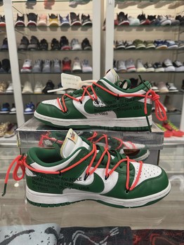 Nike Dunk Low Off-White Pine Green • Pre-Owned [4805] - view 8