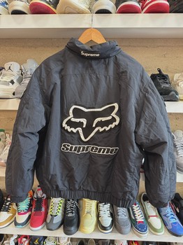 Supreme Fox Racing Puffy Jacket Black L • Pre-Owned [6190] - view 4