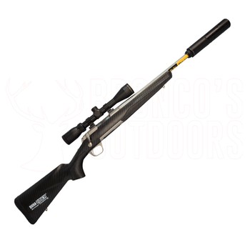 Browning X-Bolt Super Light 7mm-08 Carbon Threaded + Sonic Suppressor + Nikko Stirling GamePro 3-9x40 Half Mil-Dot + Winchester Deer Season XP 7mm-08 140gr