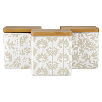 INTRINSIC TAUPE CANISTER - ASSORTED DESIGNS