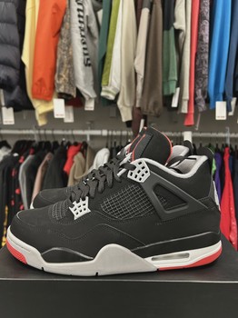 Air Jordan 4 Retro Black Red (2019) • Pre-Owned [3631] - view 2