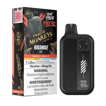 Flavour Beast Twelve Monkeys Beast Mode Max 3 60K - Harambae Iced