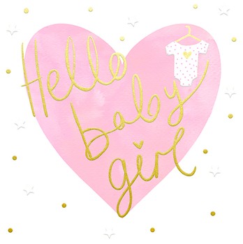 Ling Design - Hello Baby Girl - IJ0226