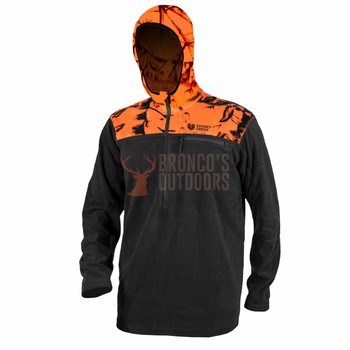 Stoney Creek Microplus Hoodie Orange and Black