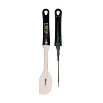 DIGITAL THERMOMETER AND SPATULA