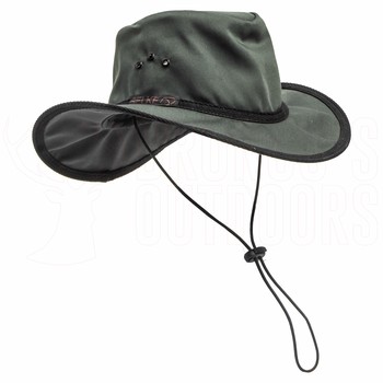 Bush Hat Wide Brim - Selke NZ high quality handcrafted leather & fabric hats