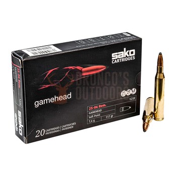 Sako Gamehead 25-06 117gr Soft Point