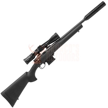 Howa Mini 300 Blackout Blued HB 16¼" Threaded Black + Panamax 3-9x40 300BLK Reticle + Sonic Suppressor