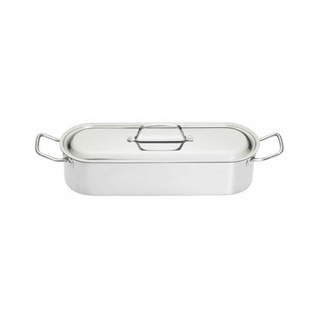 STAINLESS STEEL FISH POACHING KETTLE - 45CM / 18"