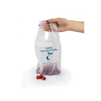 COMPOSTABLE FREEZER AND FOOD BAGS - PACK OF 30