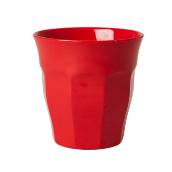 RICE MEDIUM MELAMINE CUP - RED KISS