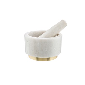 KITCHEN PANTRY MARBLE PESTLE AND MORTAR