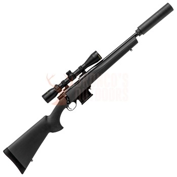 Howa Mini 450 Bushmaster Blued HB 16¼" Threaded Black + GamePro 3-9x40 + DPT Mini Suppressor + Baffle