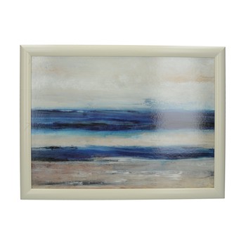 ABSTRACT BLUE LAPTRAY