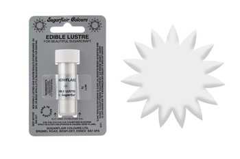 EDIBLE LUSTRE POWDER - SNOWFLAKE