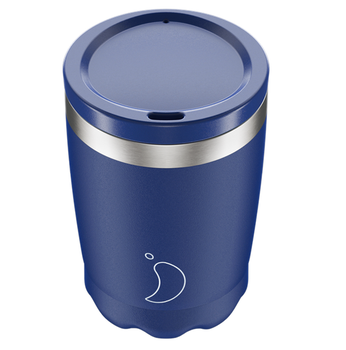 CHILLY'S 340ML MATT BLUE COFFEE CUP