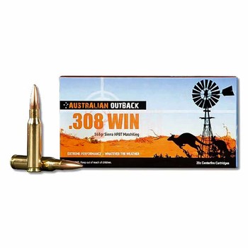 Australian Outback .308 168gr Sierra HPBT Matchking