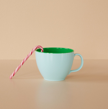 MELAMINE ROUND MUG - LIGHT BLUE