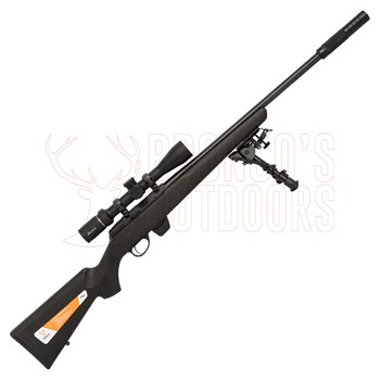 Tikka T1x MTR 17 HMR Left Hand + Burris Droptine Rimfire 3-9x40 Ballistic Plex + 1/2-20 Suppressor