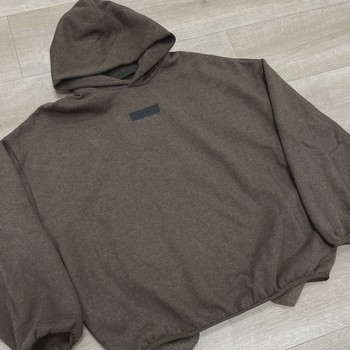 FEAR OF GOD ESSENTIALS front logo patch hoodie • Pre-Owned [6792] - view 3