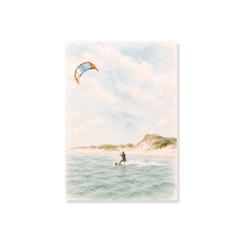 Plek kaartje · Kitesurfen