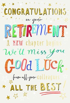 Ling Design - Congratulations on your Retirement - JJ1840