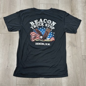 Vintage 80s American Hog Biker Tee Black • Pre-Owned [9173] - view 6