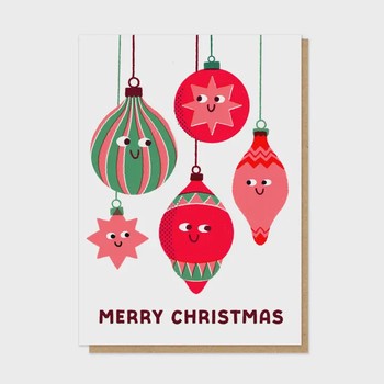 Stormy Knight - Silly Baubles letterpress card - P&P072
