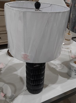 Black Geometric lamp