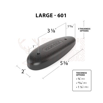 TSK - KICK-EEZ Rocker Recoil Pad - Grind To Fit