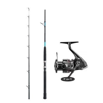 Shimano Limitless Spinning Rod 7' 2 Piece 5-10kg + Shimano Vanford C3000HGA Spinning Reel