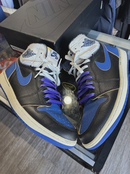 Air Jordan 1 Retro High Original SP Fragment  x Union LA Sport Royal Blue • Pre-Owned [2543] - view 3