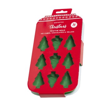 CHRISTMAS TREE ICE/CHOCOLATE SILICONE TRAY