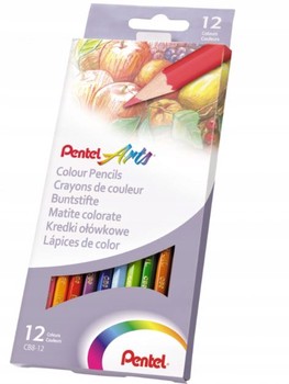 Pentel - COLOUR PENCILS SET OF 12 CB8-12U