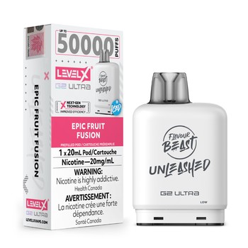 Level X Flavour Beast Unleashed G2 Ultra 50K Pod - Epic Fruit Fusion Iced