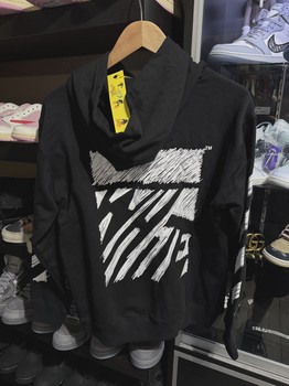 Off White Kids Hoodie Black  • Brand New [5663] - view 2