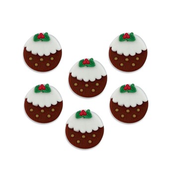 FIGGY PUDDING SUGARCRAFT TOPPERS
