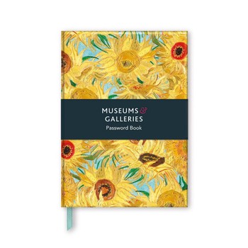 Museums & Galleries - Vase with Twelve Sunflowers Password Book - PSW123-