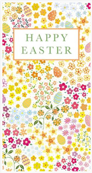 Ling Design -EAS MONEY WALLETS / All Over Pattern Floral & Eggs-EMWEFC0132