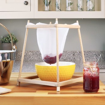 JAM STRAINING BAG AND STAND