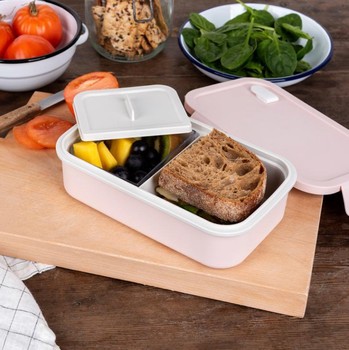 DOUBLE WALLED LUNCH BOX -PINK