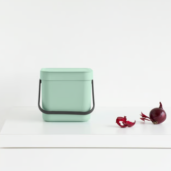 BRABANTIA SORT & GO FOOD BIN - 3 LITRE / JADE GREEN