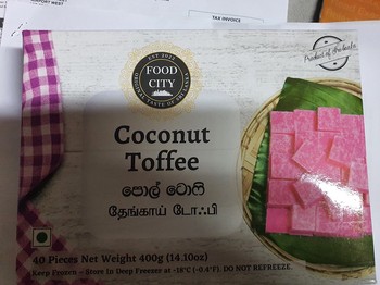 Foodcity Coconut Toffee  400g